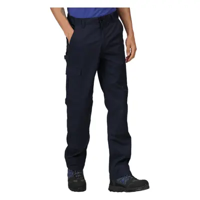 (40, Navy) Regatta Professional Mens Pro Cargo Work Workwear Bottoms Pants Trousers