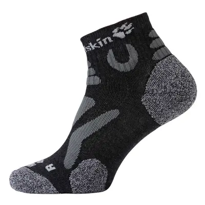 (Dark Grey, 35-37) Jack Wolfskin Hiking Pro Low Cut Socks Trekking Ankle Sock