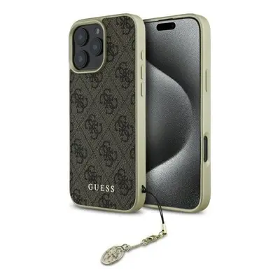 Guess 4G Charms Collection Case for iPhone Pro Max 6.9" Brown - GUHCP16XGF4GBR