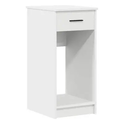 (white) vidaXL Computer Tower Stand with Drawer Cpu Stand Cpu Holder PC Holder Desk