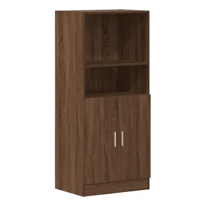 (brown oak) vidaXL Kitchen Cabinet Freestanding Storage Cabinet Cupboard Engineered Wood