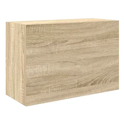 (sonoma oak, x x cm) vidaXL Bathroom Wall Cabinet Hanging Wall Storage Cupboard Engineered Wood