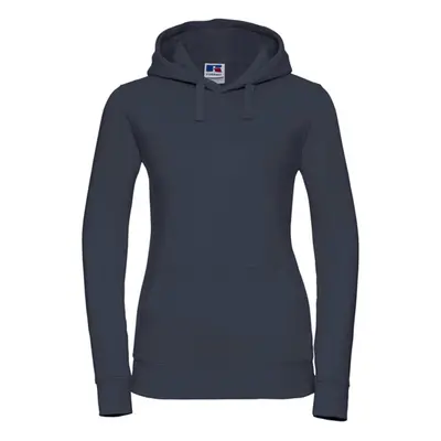 (8 UK, French Navy) Russell Womens/Ladies Authentic Hoodie