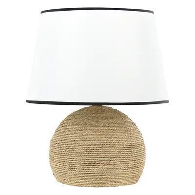 Table Lamp GROWEE Wicker White