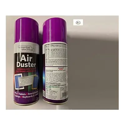 NEW X 200ML COMPRESSED AIR CAN DUSTER SPRAY CAN CLEANER CLEAN & PROTECTS LAPTOP KEYBOARD ELECTRO