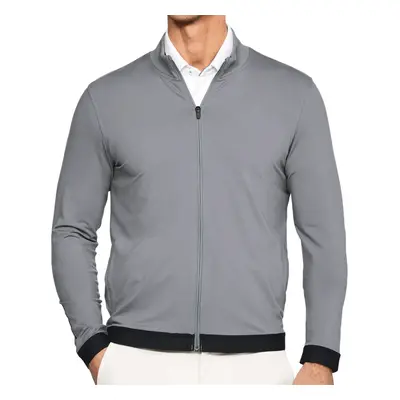 (XXL, Zinc Grey) Under Armour Mens Playoff Golf Full Zip Golf Sweater Jumper