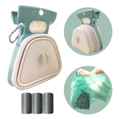 Portable Pooper Scooper Expandable Dog Pooper Scooper With Carabiner Large Size Pet Waste Cleane