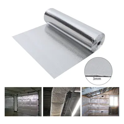 (15m x 1m W) Reflective Single Bubble Aluminum Foil Insulation Roll