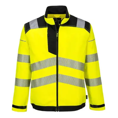 (M, Yellow/Black) Portwest Mens PW3 Hi-Vis Work Jacket