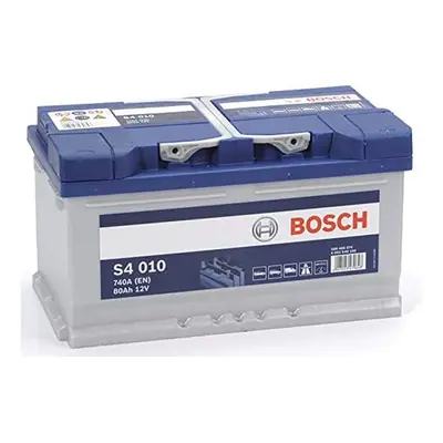 Bosch S4010 Car Battery 80A/H - 740A Lead-Acid Technology for Vehicles without Start/Stop System