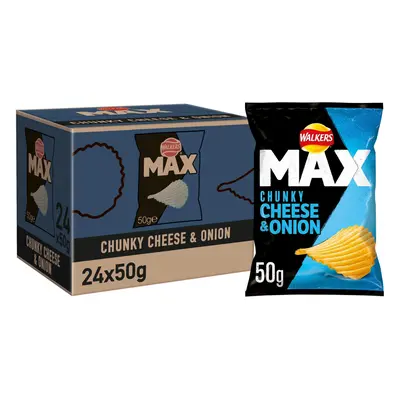 Max Cheese & Onion Crisps, g, Pack of