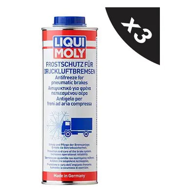 Liqui Moly Air Brake Antifreeze Ice Free Pneumatic Brakes Antifreeze 3x1L