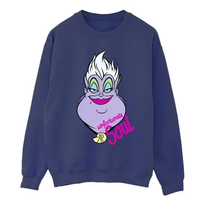 (XXL, Navy Blue) Disney Womens/Ladies Villains Ursula Unfortunate Soul Sweatshirt