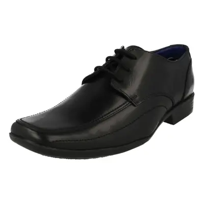 (UK 9, Black) Mens Lambretta Formal Lace Up Shoes