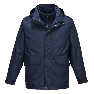 (XXL, Navy) Portwest Mens Argo In Breathable Jacket