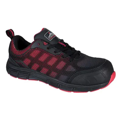 (8 UK, Black/Red) Portwest Mens Ogwen Low Cut Safety Trainers