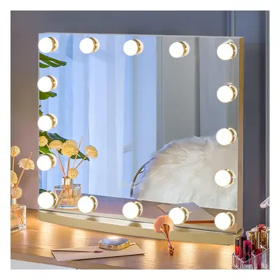 Rectangle Hollywood LED Lighted Cosmetic Mirror