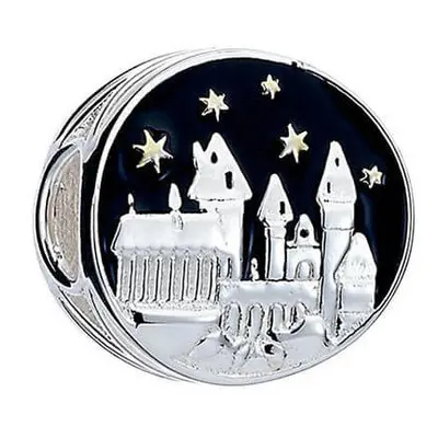 Harry Potter Sterling Silver Hogwarts Castle Spacer Bead