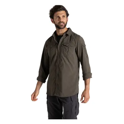 (XXL, Woodland Green) Craghoppers Mens Adventure III Nosilife Long-Sleeved Shirt