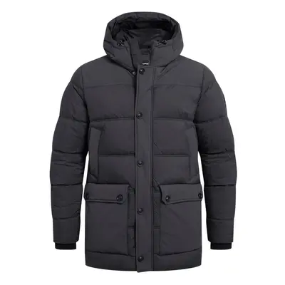 (S, Dark Iron) Craghoppers Mens Insulated Hooded Jacket