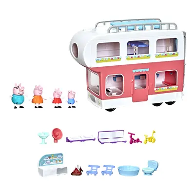 Adventures, Family Motorhome Preschool Toy, Vehicle to RV Playset, Plays Sounds and Music, Ages 