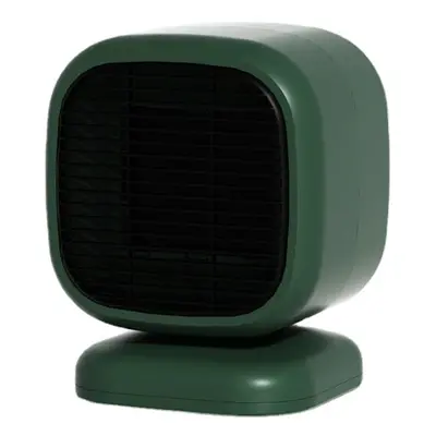 (Green) Compact 220V PTC Ceramic Electric Heater for Office & Dorm Use