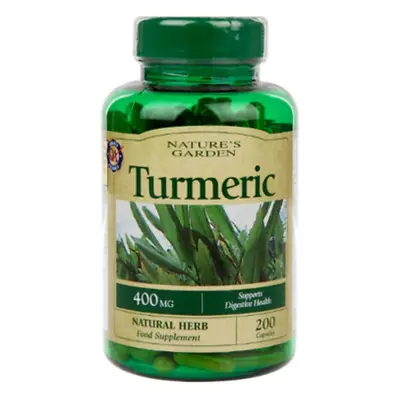 Nature's Garden Turmeric 400mg containing Curcumin Capsules