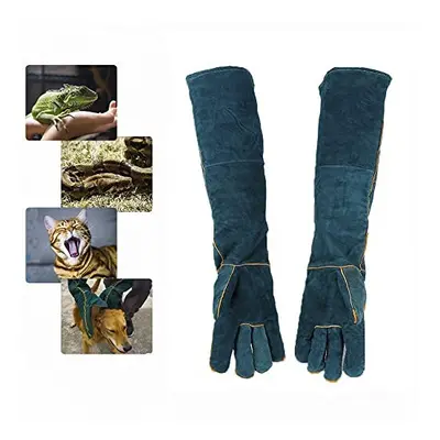 Anti-Bite Work Gloves, FIPASEN 60cm/ 23.6 Inch Bite Resistant Animal Handling Gloves for Welding