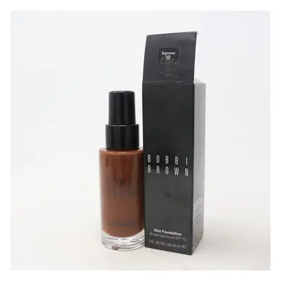 (10 Espresso) Bobbi Brown Skin Foundation Spf 1.0oz/30ml New