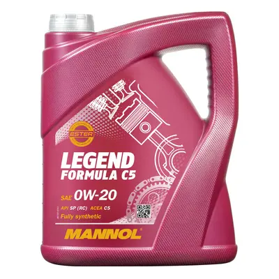 5L MANNOL 0W20 Legend Formula C5 Fully Synthetic Engine Oil API SP