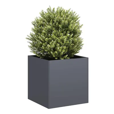 vidaXL Planter Anthracite 40x40x40 cm Cold-rolled Steel