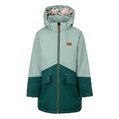 (7-8 Years, Teal Mist) Trespass Kids Waterproof Jacket with Hood Oleta