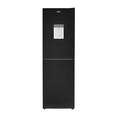 SIA SFF17650BLE Freestanding 252L Fridge Freezer Water Dispenser - Matte Black