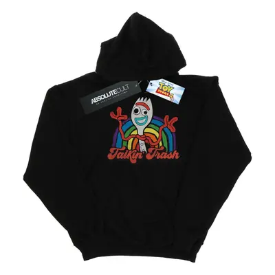 (12-13 Years, Black) Disney Boys Toy Story Forky Talkin' Trash Hoodie