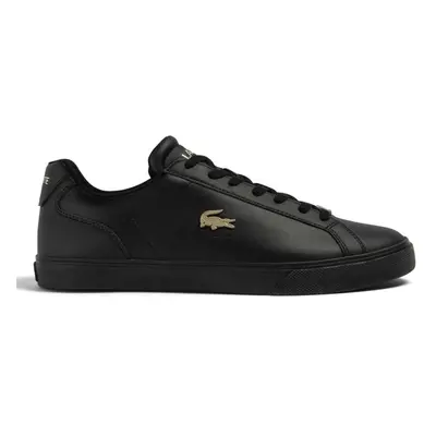 (UK 10, Black) Lacoste SERVE Mens Sliders Navy/White