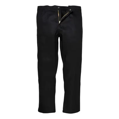 (XXL R, Black) Portwest Mens Bizweld Work Trousers