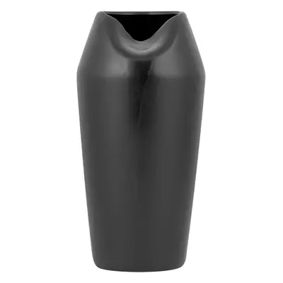 Decorative Vase APAMEA Stoneware cm Black