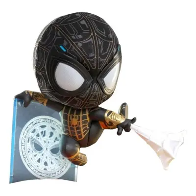 Hot Toys Cosbaby: Spider-Man No Way Home Spider-Man Black & Gold Suit Figures