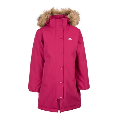 (3-4 Years, Berry) Trespass Womans Waterproof Jacket Hooded Astound