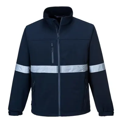 (L, Navy) Portwest Mens Soft Shell Jacket