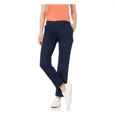 Amazon Essentials Womens Stretch Twill chino Pant (Available in Straight and curvy Fits) Navy