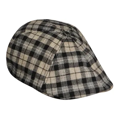 KANGOL Plaid Ivy Cap Mens Flexfit Driving Newsboy Hat - Velvet Check - L/XL