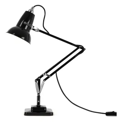 Anglepoise Original Mini Desk Lamp - Jet Black with Black Cable