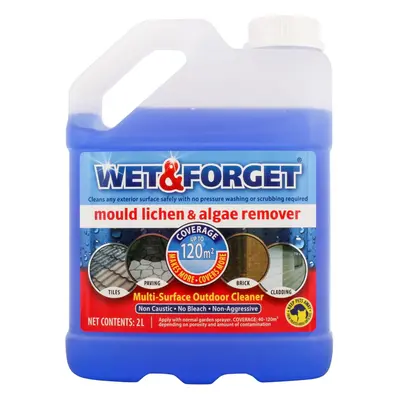 Wet & Forget Mould, Lichen & Algae Remover, Outdoor Cleaning Solution, Black Mould Remover, Blea