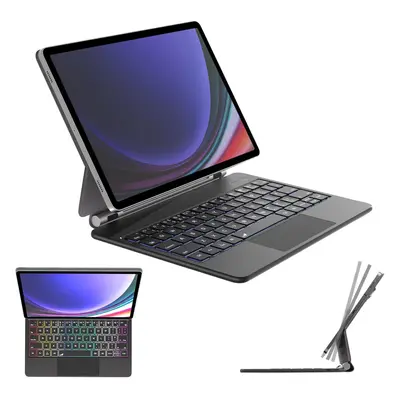 Magic Keyboard for Samsung Galaxy Tab S9 11", Magnetic Floating Stand, Precision Multi-Touch Tra