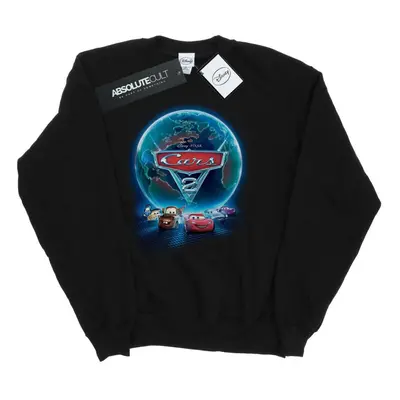 (XL, Black) Disney Mens Cars Globe Movie Poster Sweatshirt