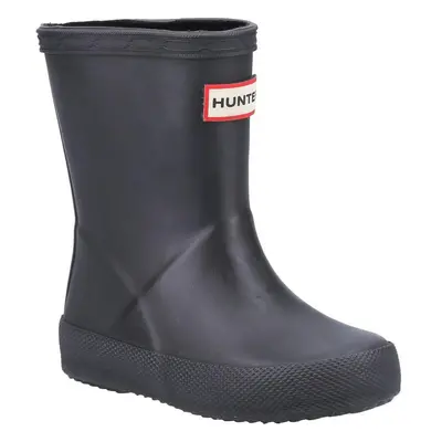 (9 UK Child, Black) Hunter Childrens/Kids First Classic Matte Wellington Boots