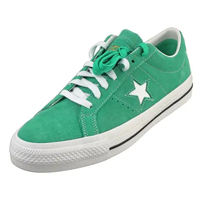 (8.5) Converse One Star Pro Ox Unisex Casual Trainers in Green White