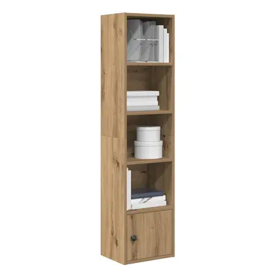 vidaXL Bookcase Artisan Oak 31x24x127 cm Engineered Wood bookshelf book case