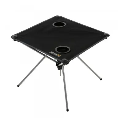 Regatta Prandeo Folding Table With Cupholders Black